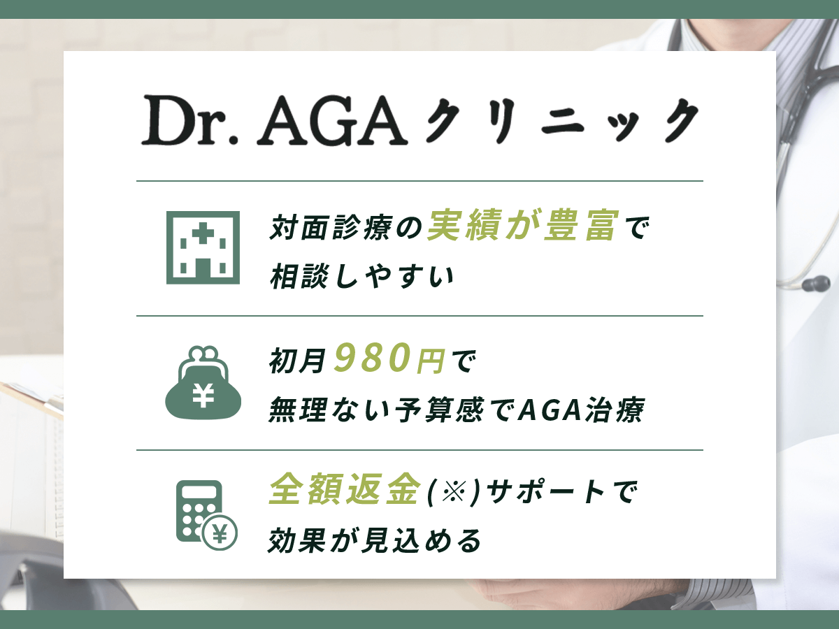 Dr.AGAクリニック:2025年2月版AGA治療おすすめクリニック④